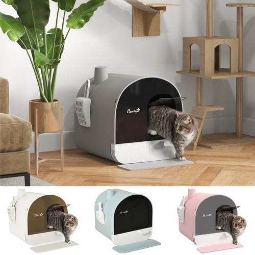 Pawhut cat litter box - litter, kitten