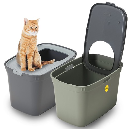 Large top entry litter - top,