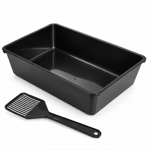 Cat litter tray - cat, scoop