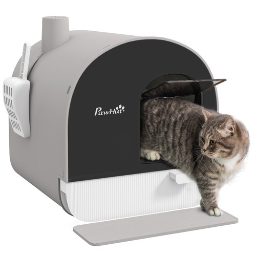 Pawhut cat litter - cat, box