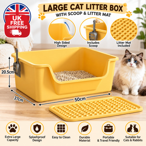 Large cat litter - cat, top
