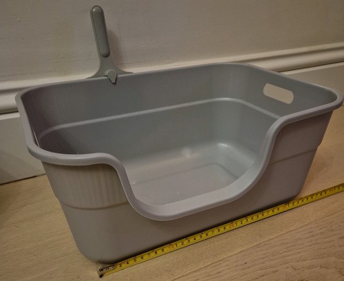 Open cat litter - tray, high