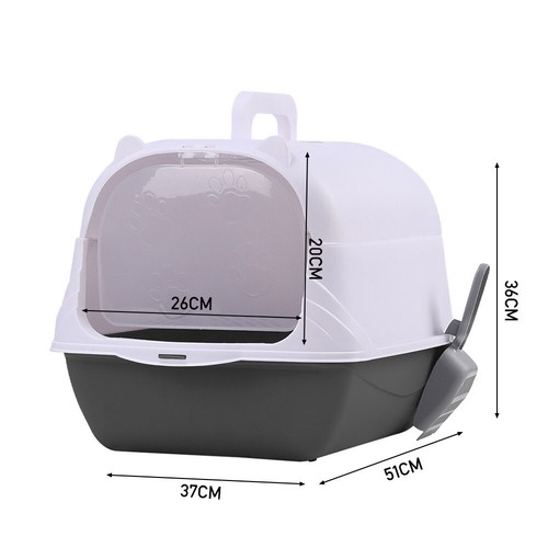 Extra large hooded cat litter - extra,