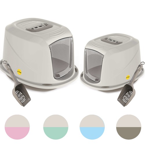 Hooded cat litter - hooded,