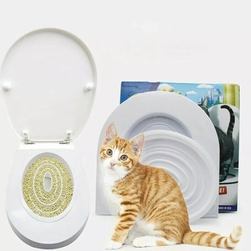 Cat toilet seat - cat,