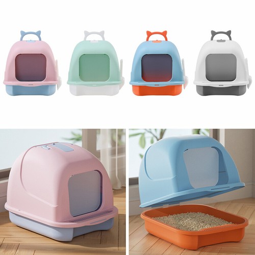 Enclosed cat litter tray - enclosed,