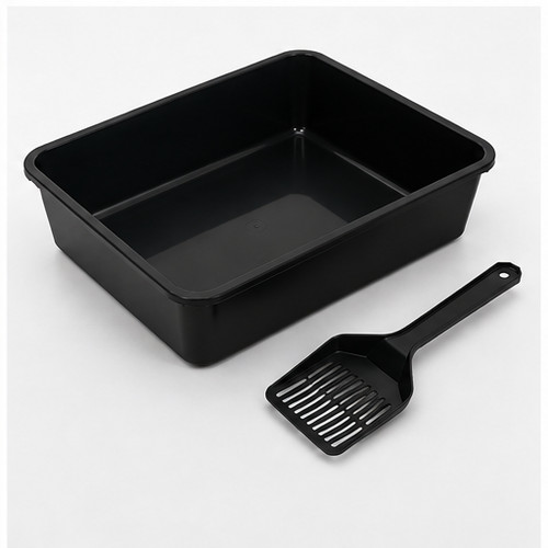 Cat litter tray - cat,