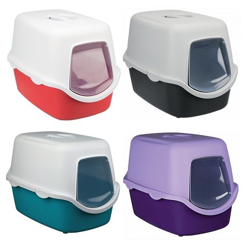 Hooded litter tray - litter,