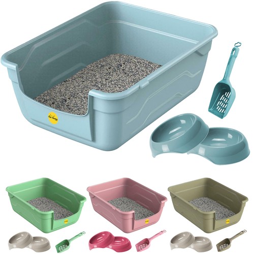 Large cat litter tray bowls - litter,