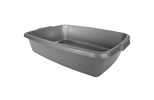 Deluxe cat litter tray silver - litter,