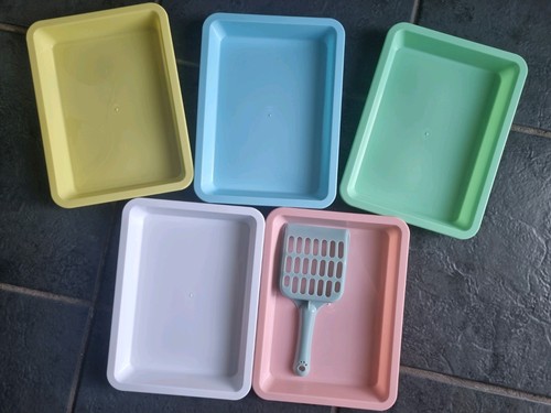 Kitten litter trays 6pc - kitten,